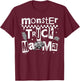 Monster Truck Mama Family Matching Monster Truck Lovers T-Shirt - T-Shirt | Maroon