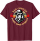 Bad Choices Make Good Stories Funny Monkey (On Back) T-Shirt - T-Shirt | Maroon