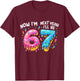 6 Year Old Birthday Boys Kids Now I'm 6 Next Year I'll be 7 T-Shirt - T-Shirt | Maroon