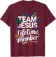 Team Jesus Lifetime Member T-Shirt - T-Shirt | Maroon