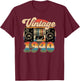 86th Birthday Retro Vintage 1940 Men Women T-Shirt - T-Shirt | Maroon