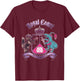 DCC Royal Court of Princess Donut Coat of Arms Book Series T-Shirt - T-Shirt | Maroon