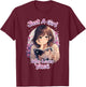 Just A Girl Who Loves Yaoi T-Shirt - T-Shirt | Maroon