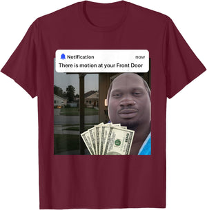 Dequavious Pork Funny Memes Internet Memes Brainrot Memes T-Shirt - T-Shirt | Maroon