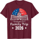 Washington DC 2026 Capitol Hill USA Flag Family Matching T-Shirt - T-Shirt | Maroon