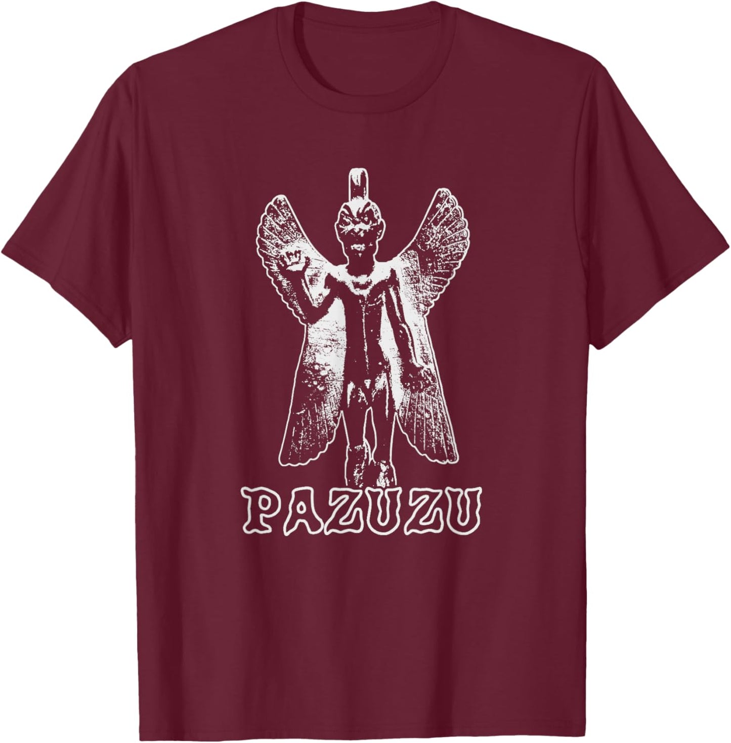 Pazuzu Ancient Mesopotamian Demon God Vintage Myth T-Shirt - T-Shirt | Maroon
