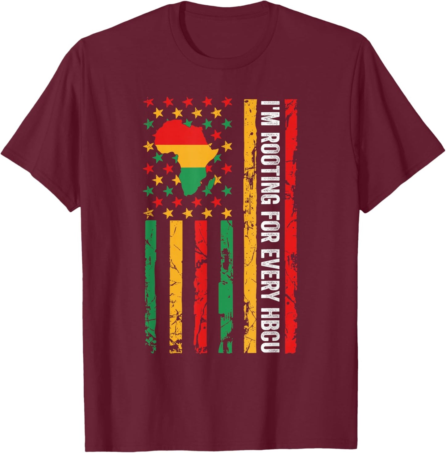 HBCU Black History Pride Historical Black Melanin Graduate T-Shirt - T-Shirt | Maroon