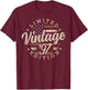 Vintage 1997 Limited Edition USA Flag 29th Birthday T-Shirt - T-Shirt | Maroon