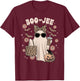 Boo JEE Ghost Shirt Spooky Vibes Halloween Boujee Women T-Shirt - T-Shirt | Maroon