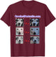 CrochetPortraits.com - Copper, MYA, Pippa T-Shirt - T-Shirt | Maroon