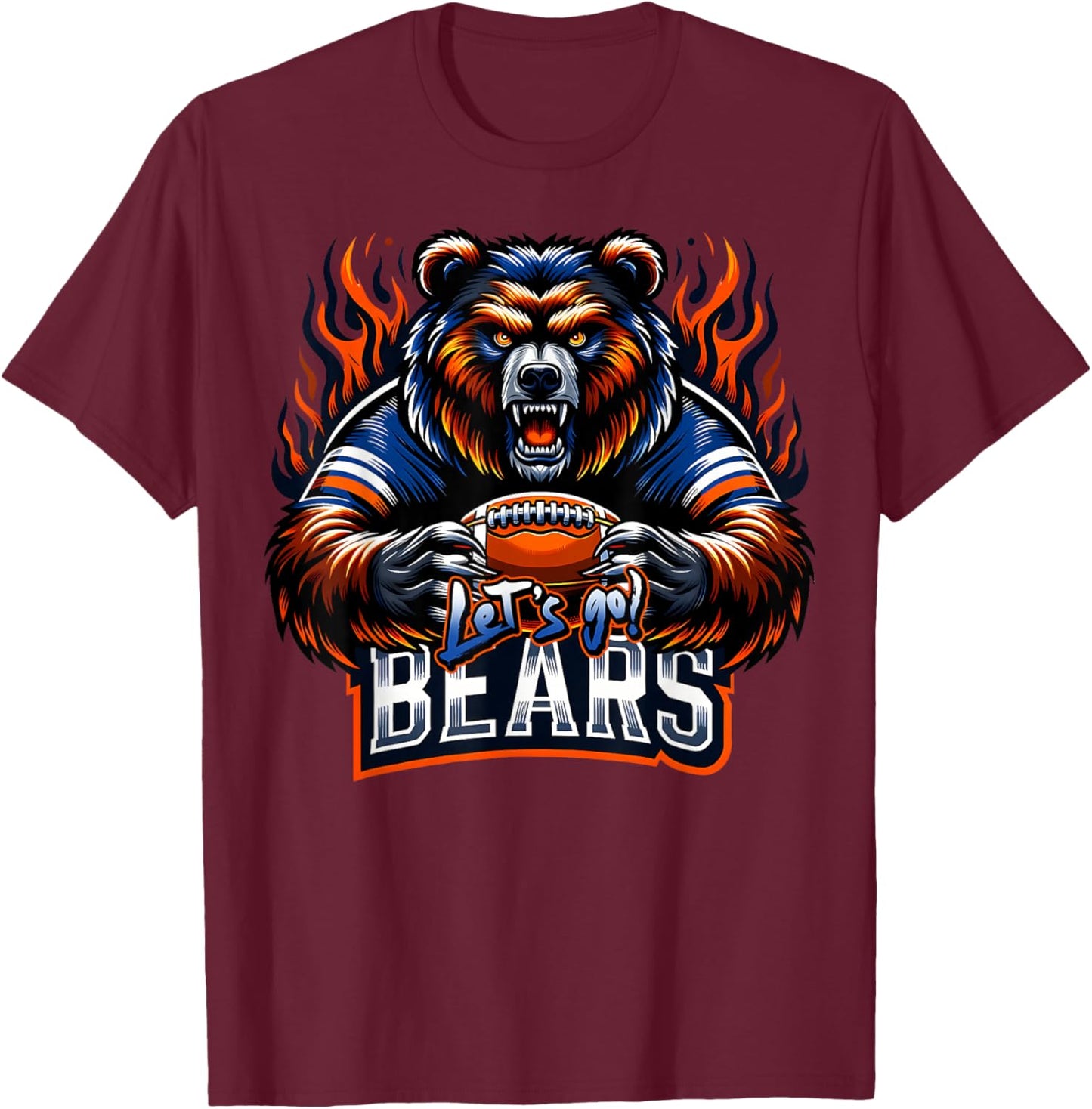 Retro Bear Gift Women Boys Girls Kids Toddlers Youth T-Shirt - T-Shirt | Maroon