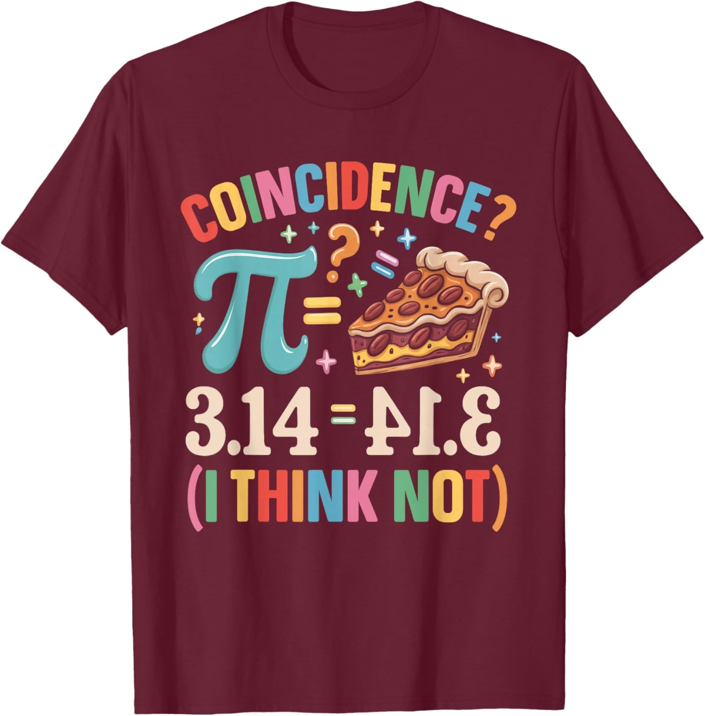 Funny Math Lover T-Shirt - T-Shirt | Maroon