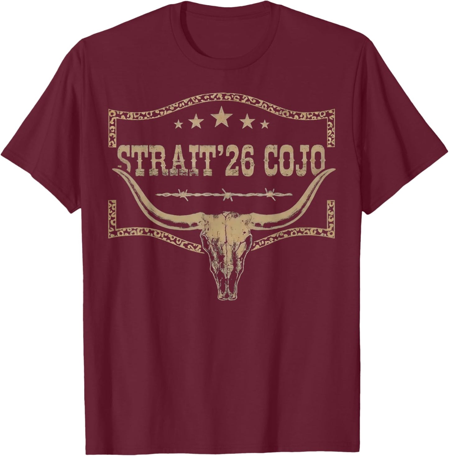 Vintage Strait 26 Cojo Name Classic Gift Women Kid T-Shirt - T-Shirt | Maroon
