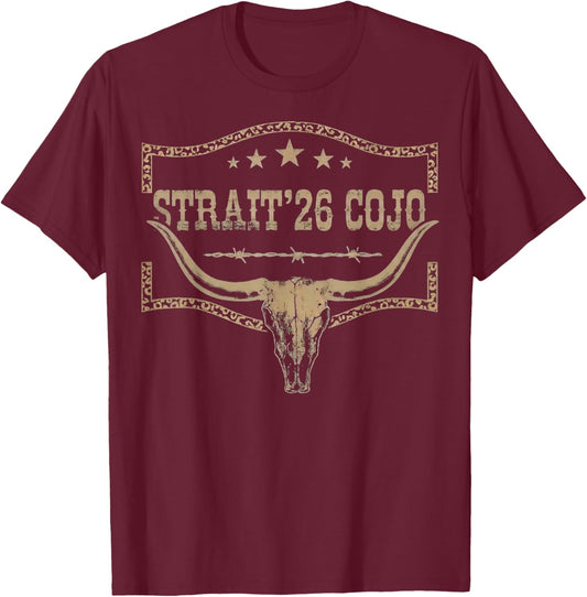 Vintage Strait 26 Cojo Name Classic Gift Women Kid T-Shirt - T-Shirt | Maroon