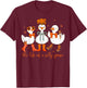Funny The Life of a Silly Goose Retro Goose Meme Show Girl T-Shirt - T-Shirt | Maroon