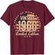 Vintage 1966 Limited Edition USA Flag 60-Year-Old Age 60 T-Shirt - T-Shirt | Maroon