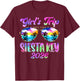 Girl’s Trip Siesta Key 2026 Summer Beach Weekend Vacation T-Shirt - T-Shirt | Maroon