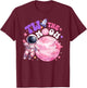 Two The Moon Astronaut 2 Years Old Girl Toddler T-Shirt - T-Shirt | Maroon