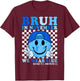 Boys Bruh in November We Wear Blue Diabetes Awareness Kids T-Shirt - T-Shirt | Maroon