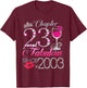Chapter 23 Fabulous Since 2003 23rd Birthday Queen Diamond T-Shirt - T-Shirt | Maroon