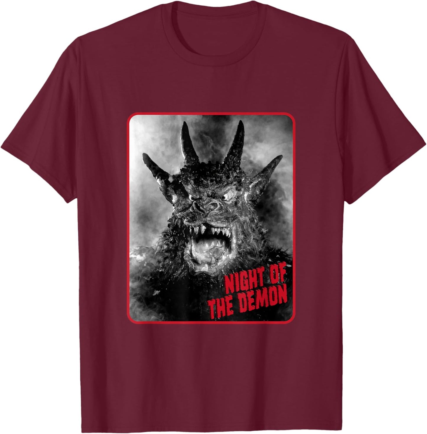 Night Demon T-Shirt - T-Shirt | Maroon