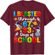 I Blasted Through 67 33 100 Days of School Space Boy Kid T-Shirt - T-Shirt | Maroon
