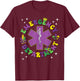 Mardi Gras Emergency Department Nurse New Orleans Nursing T-Shirt - T-Shirt | Maroon
