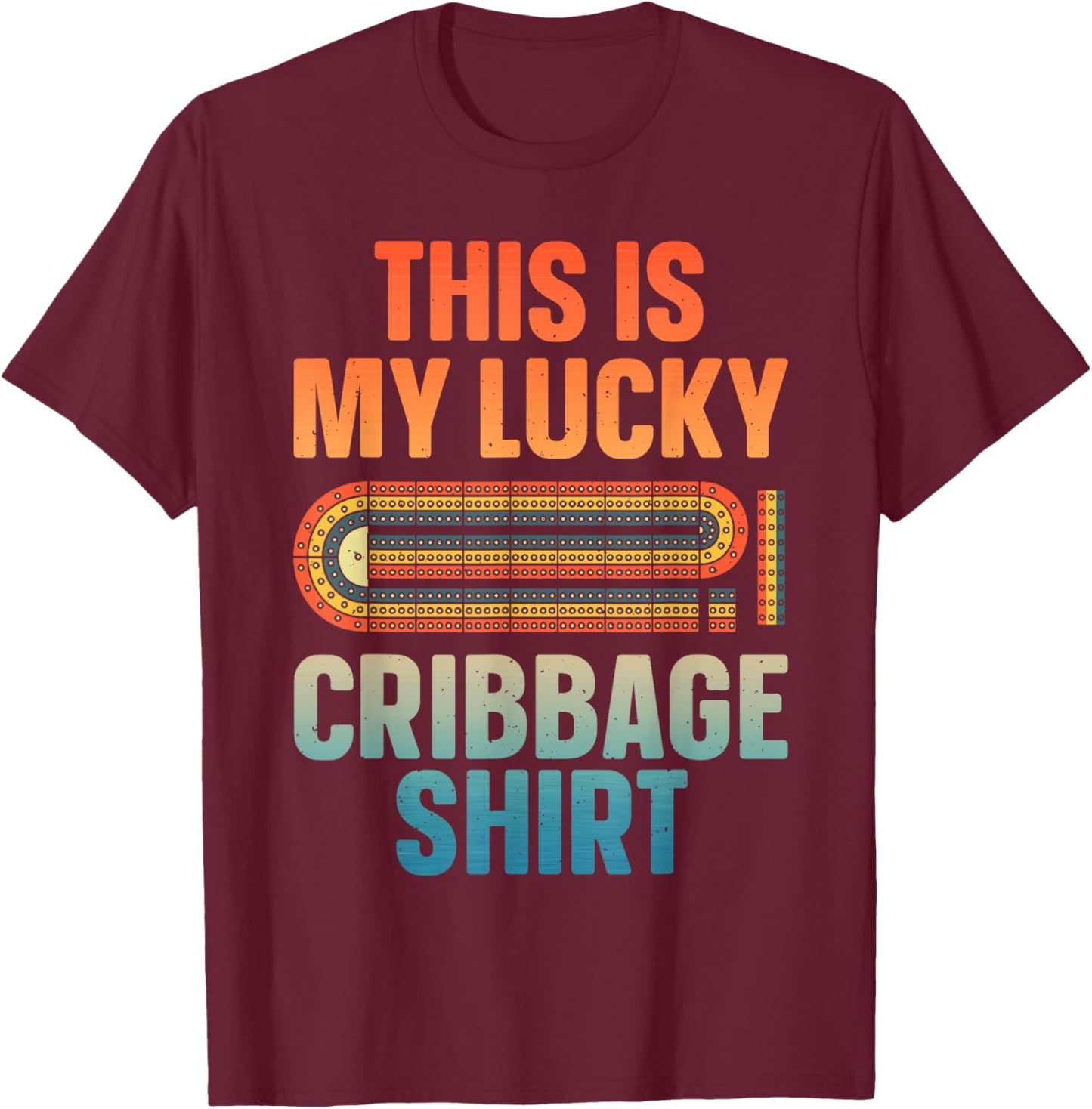 Cool Cribbage Design Women Card Game Cribbage Lover T-Shirt - T-Shirt | Maroon