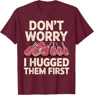 Funny Butcher Design Women Butchery Meat Butcher T-Shirt - T-Shirt | Maroon