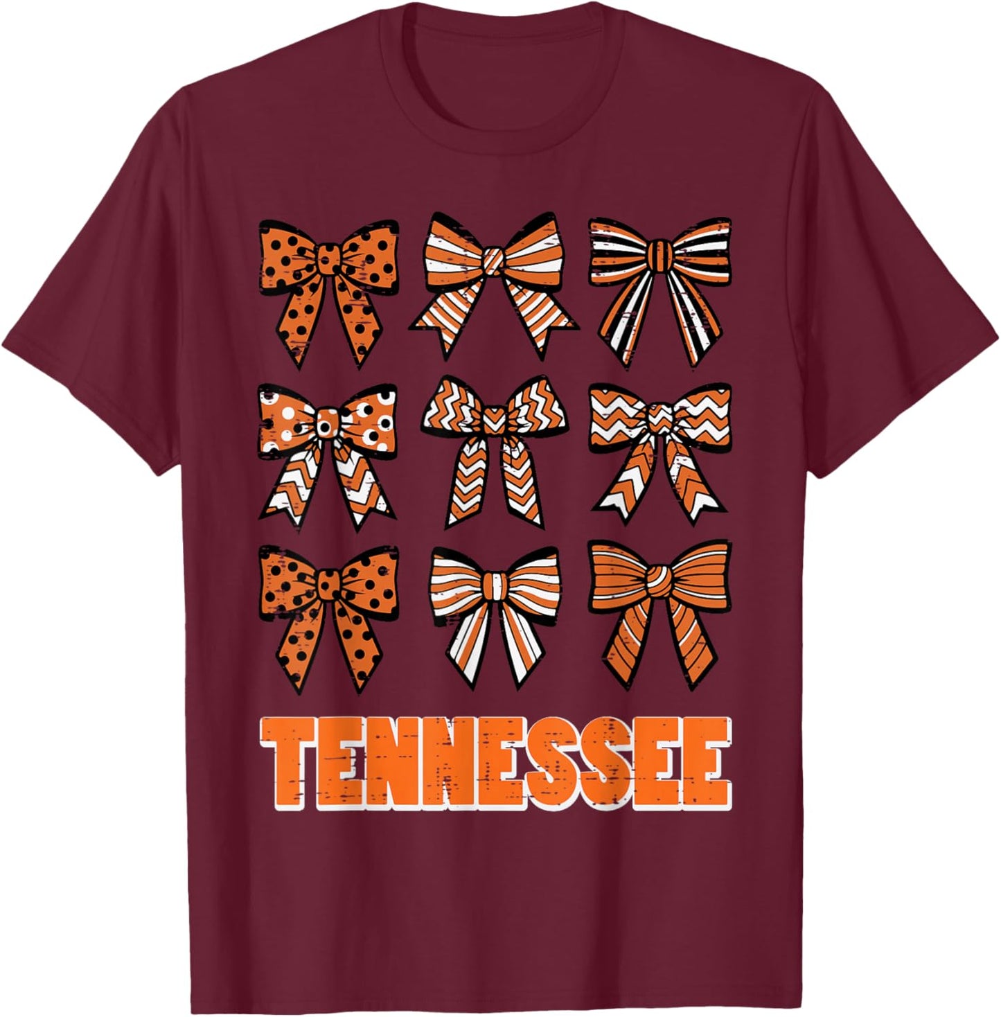 Tennessee Men Women Kids Boys Girls Youth Teen T-Shirt - T-Shirt | Maroon