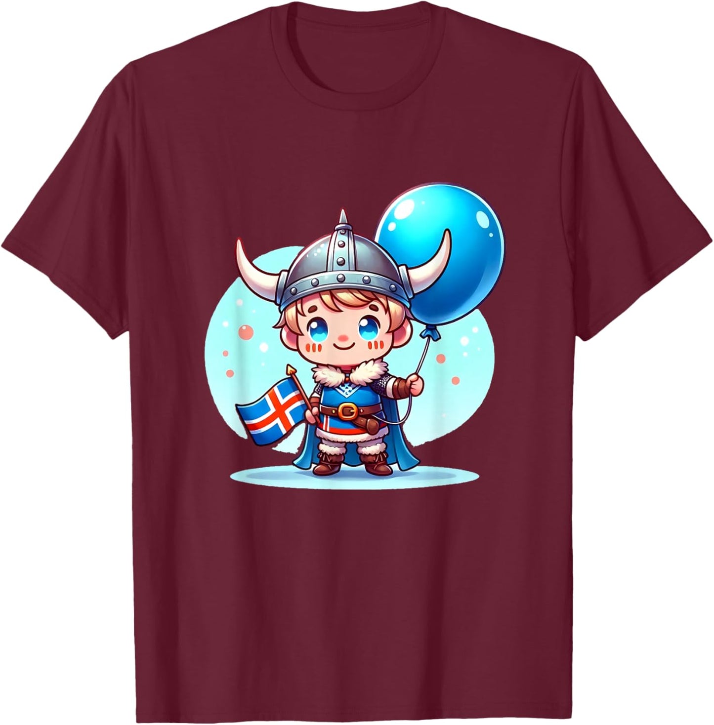 Iceland , Icelandic map, Iceland Shirts for Girls Kids T-Shirt - T-Shirt | Maroon