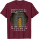 at The Crossroads, Don't Turn Left Meme T-Shirt - T-Shirt | Maroon
