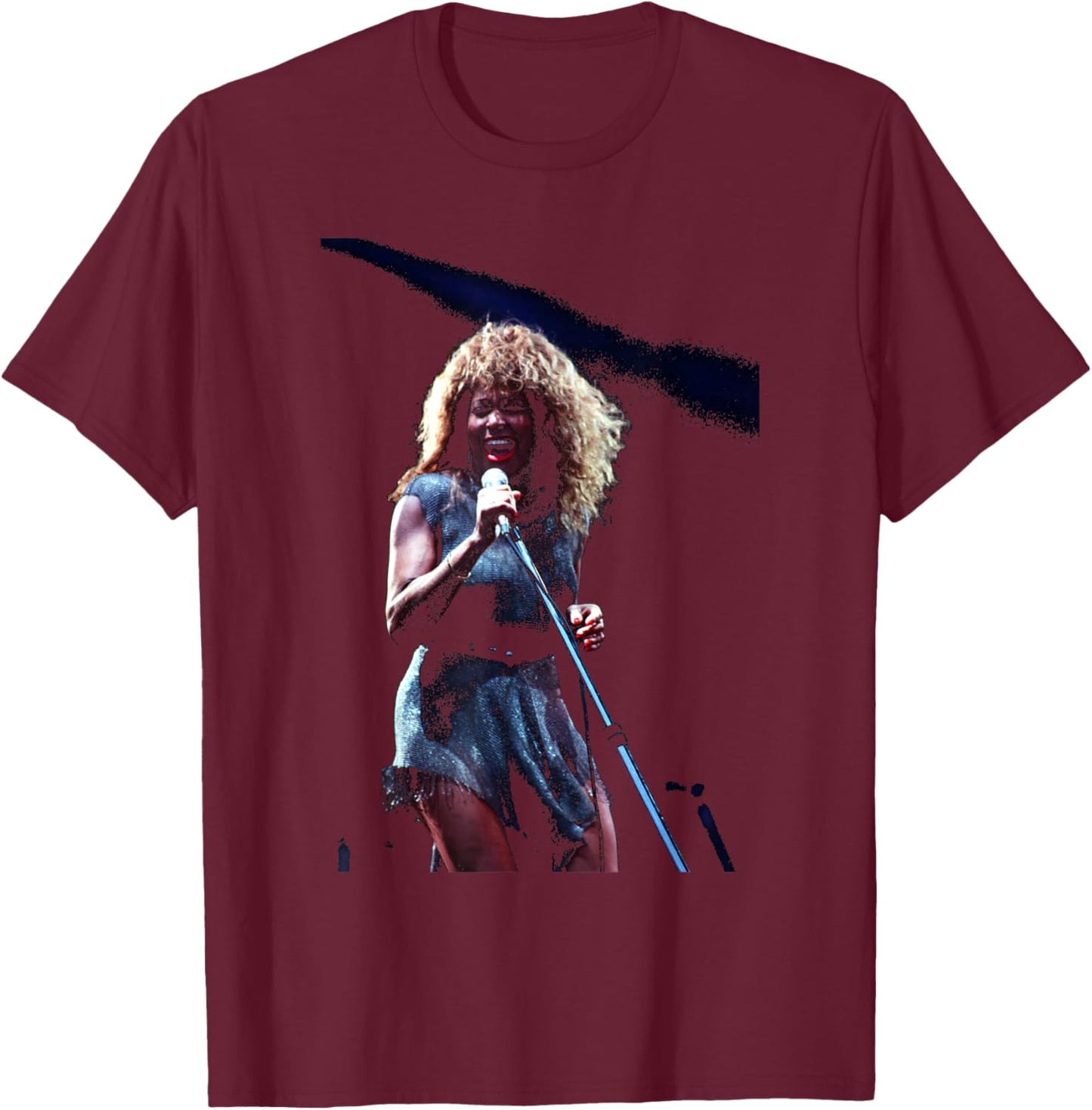 Tina Turner Queen of Rock 'N' Roll Live T-Shirt - T-Shirt | Maroon