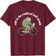 Off to Be Radical Left Scum Funny Frog and Cat Resistance T-Shirt - T-Shirt | Maroon