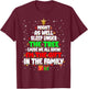 Funny Might As Well Sleep Under Tree Christmas Family Men Bo T-Shirt - T-Shirt | Maroon