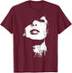 Grunge Portrait Cool Women -6XL T-Shirt - T-Shirt | Maroon