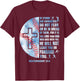 Christian Baseball Religious Deuteronomy 31:6 Men Boy Player T-Shirt - T-Shirt | Maroon