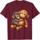 Punch Monkey Story of Japan’s Viral Baby Monkey Punch Design T-Shirt - T-Shirt | Maroon