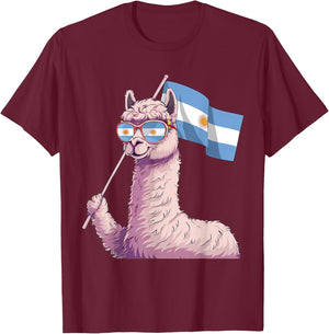 Argentina Pride Argentinian Flag T-Shirt - T-Shirt | Maroon