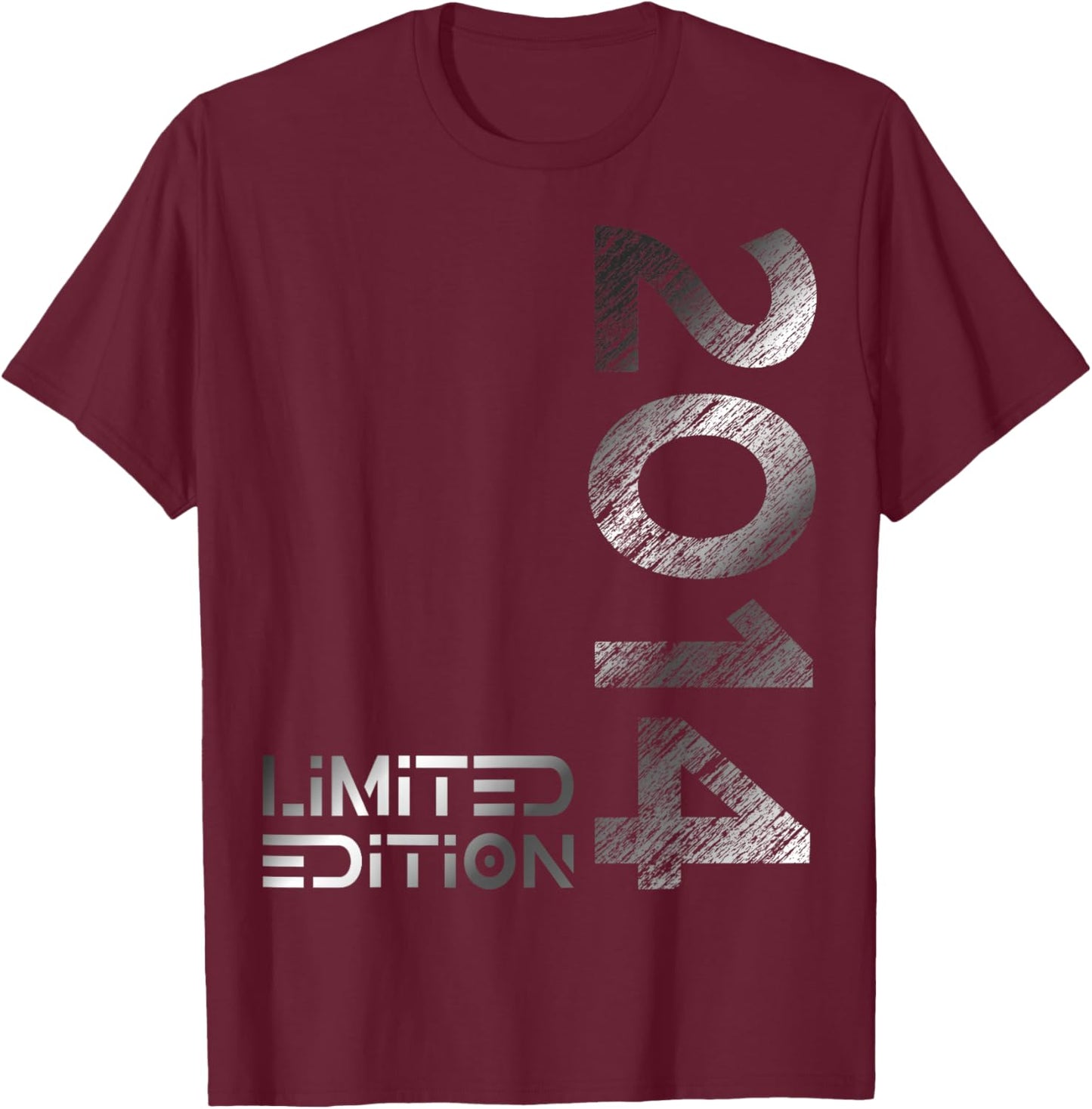 Limited Edition 2014 Boy Girl 12th Birthday 12 T-Shirt - T-Shirt | Maroon
