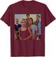 Rock Band The Cardigans Portrait by Andy Willsher T-Shirt - T-Shirt | Maroon