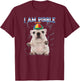 I Am Pibble Funny Pit Bull Meme T-Shirt - T-Shirt | Maroon