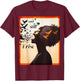 and Still I Rise Inspirational Empowerment Art T-Shirt - T-Shirt | Maroon