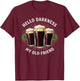 Hello Darkness My Old Friend Irish Funny St. Patrick's Day T-Shirt - T-Shirt | Maroon