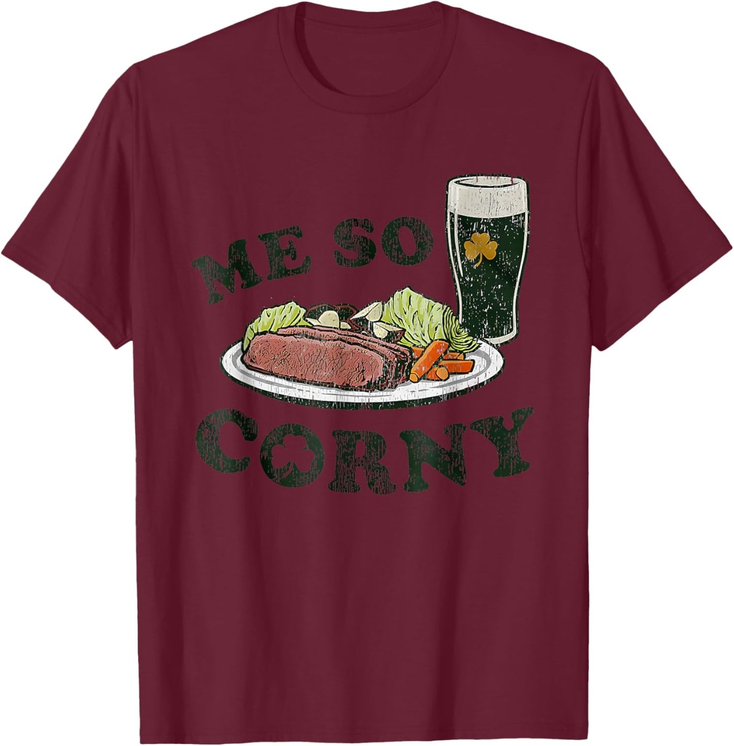 St Patrick's Day T-Shirt - T-Shirt | Maroon