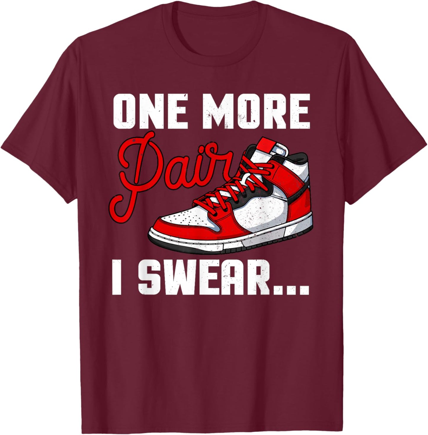 Funny Sneaker Design Women Shoe Head Sneaker Lovers T-Shirt - T-Shirt | Maroon