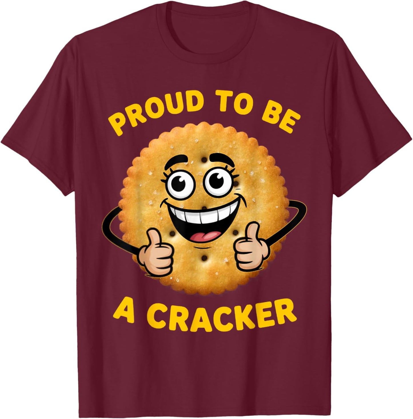Cute Face T-Shirt - T-Shirt | Maroon