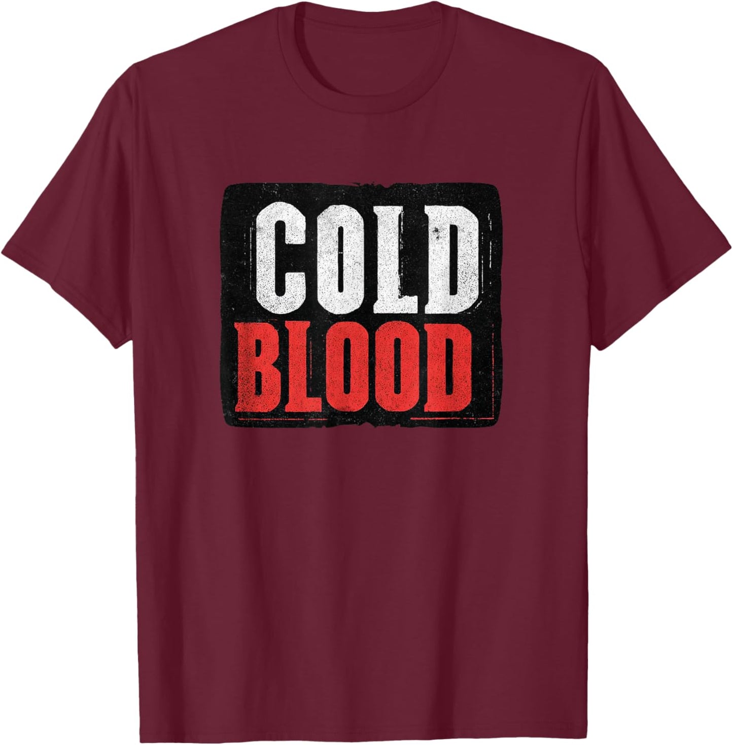 Amazing Cold Blood Graphic Costume T-Shirt - T-Shirt | Maroon