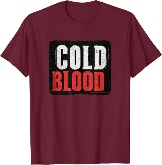 Amazing Cold Blood Graphic Costume T-Shirt - T-Shirt | Maroon