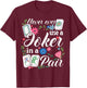 Never Use A Joker in A Pair Floral Mahjong Rule T-Shirt - T-Shirt | Maroon